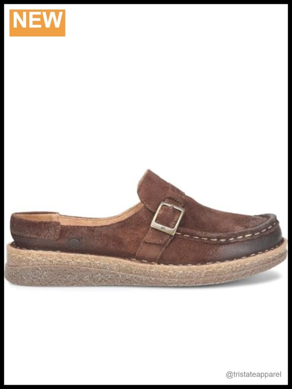 Suede Leather Mule Kitten Heel